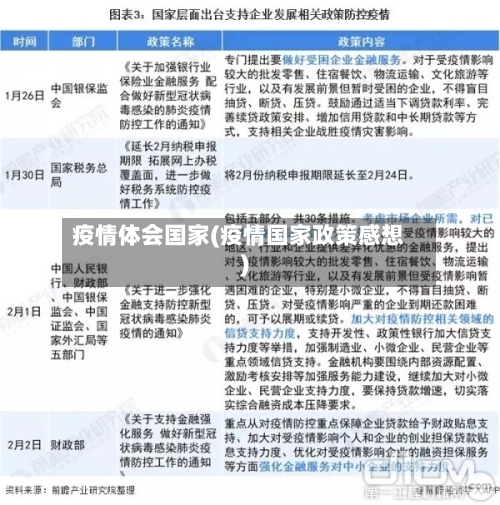 疫情体会国家(疫情国家政策感想)-第2张图片