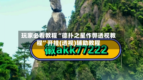玩家必看教程“德扑之星作弊透视教程”开挂(透视)辅助教程-第2张图片