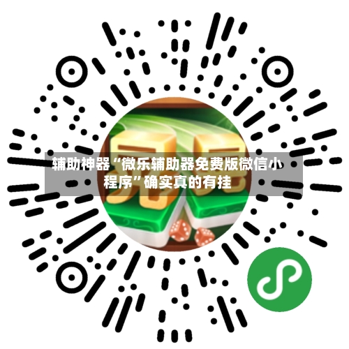 辅助神器“微乐辅助器免费版微信小程序”确实真的有挂-第2张图片