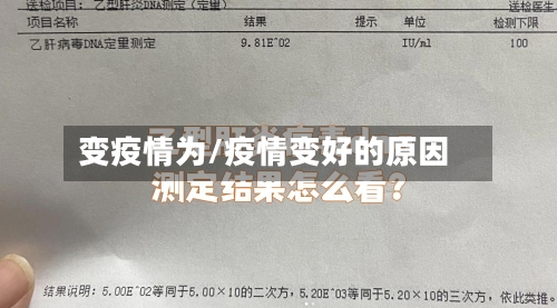 变疫情为/疫情变好的原因-第1张图片