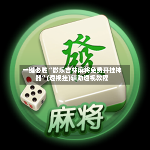 一键必胜“微乐吉林麻将免费开挂神器”(透视挂)辅助透视教程-第3张图片