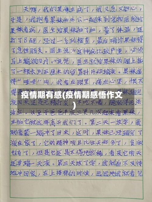 疫情期有感(疫情期感悟作文)-第1张图片