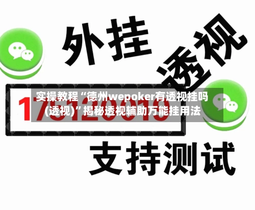 实操教程“德州wepoker有透视挂吗(透视)”揭秘透视辅助万能挂用法