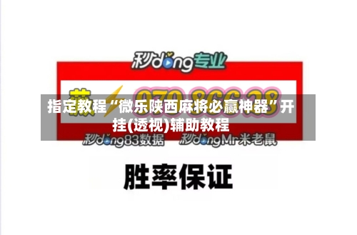 指定教程“微乐陕西麻将必赢神器”开挂(透视)辅助教程