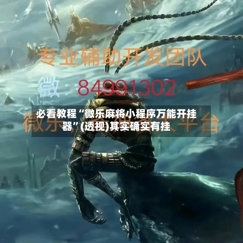 必看教程“微乐麻将小程序万能开挂器”(透视)其实确实有挂