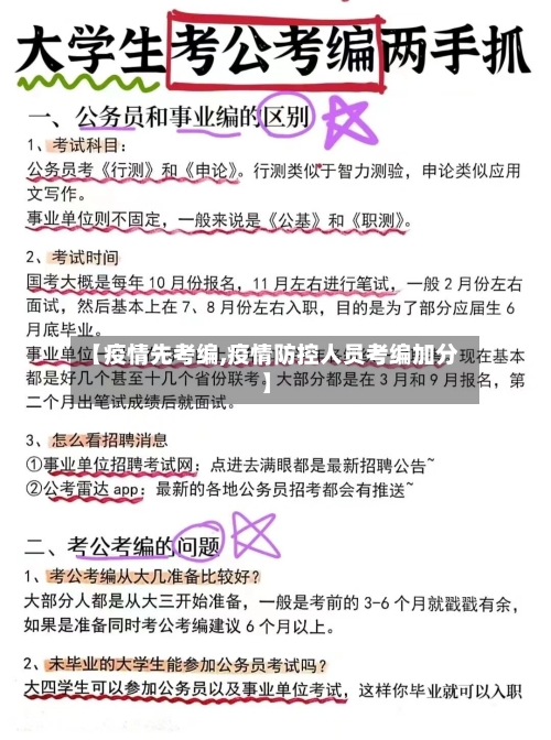 【疫情先考编,疫情防控人员考编加分】
