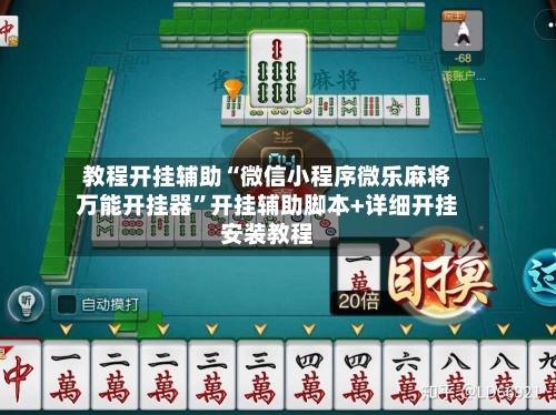 教程开挂辅助“微信小程序微乐麻将万能开挂器”开挂辅助脚本+详细开挂安装教程