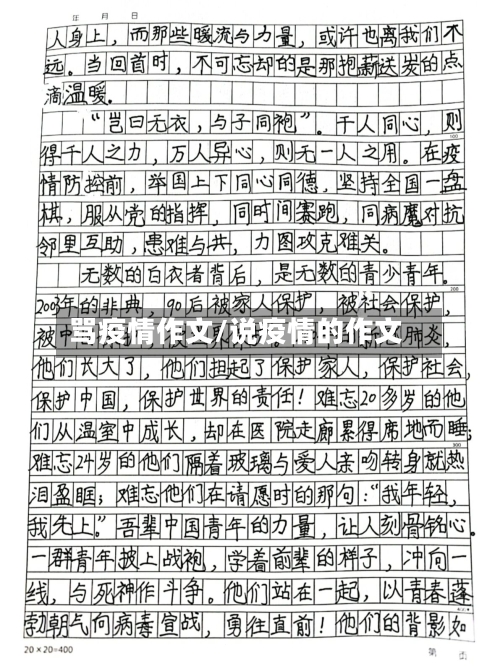 骂疫情作文/说疫情的作文