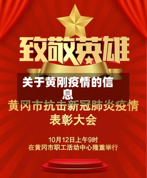 关于黄刚疫情的信息