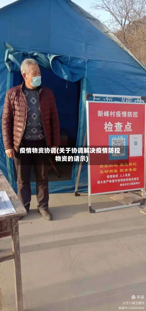 疫情物资协调(关于协调解决疫情防控物资的请示)
