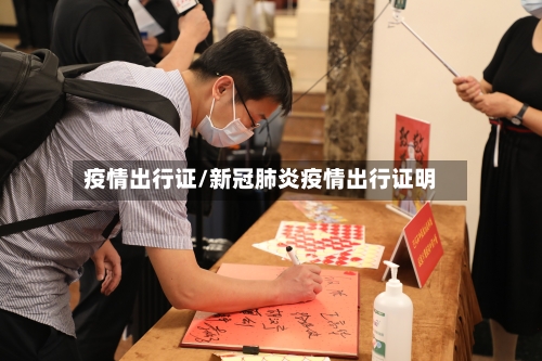 疫情出行证/新冠肺炎疫情出行证明-第1张图片