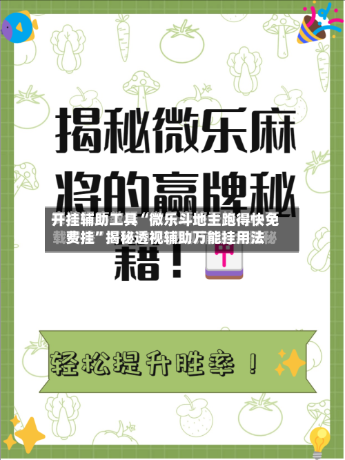 开挂辅助工具“微乐斗地主跑得快免费挂”揭秘透视辅助万能挂用法-第2张图片