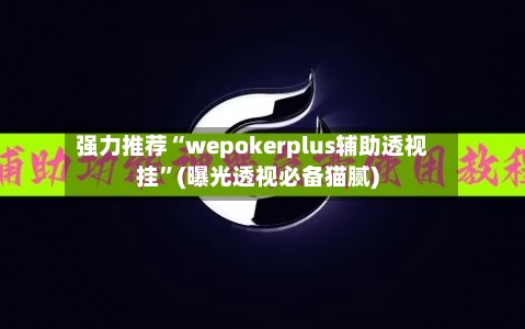 强力推荐“wepokerplus辅助透视挂”(曝光透视必备猫腻)-第1张图片