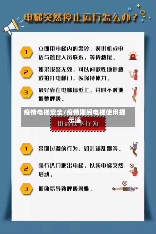 疫情电梯安全/疫情期间电梯使用提示语