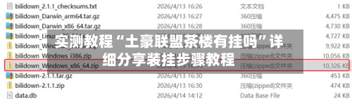 实测教程“土豪联盟茶楼有挂吗”详细分享装挂步骤教程