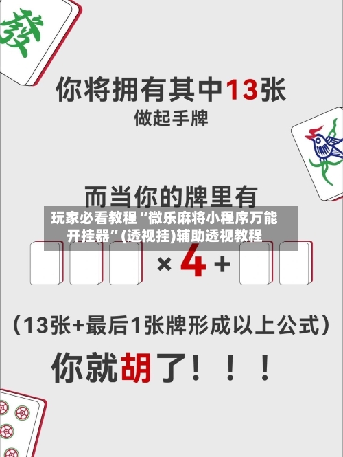 玩家必看教程“微乐麻将小程序万能开挂器”(透视挂)辅助透视教程-第3张图片