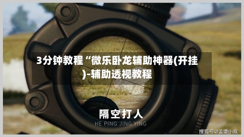 3分钟教程“微乐卧龙辅助神器(开挂)-辅助透视教程