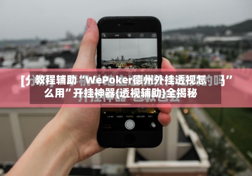 教程辅助“WePoker德州外挂透视怎么用”开挂神器{透视辅助}全揭秘