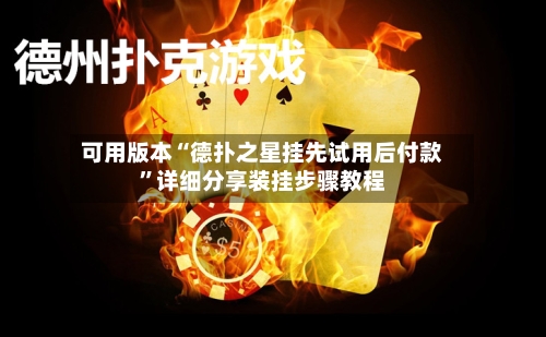 可用版本“德扑之星挂先试用后付款”详细分享装挂步骤教程-第1张图片
