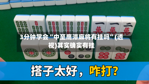 3分钟学会“中至鹰潭麻将有挂吗”(透视)其实确实有挂