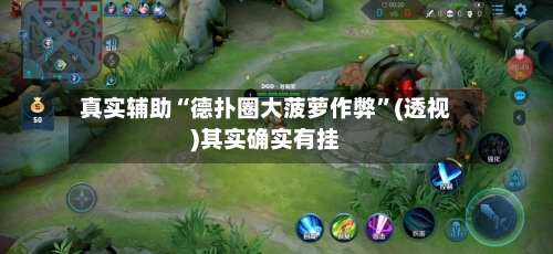 真实辅助“德扑圈大菠萝作弊”(透视)其实确实有挂