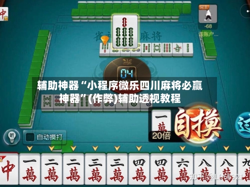辅助神器“小程序微乐四川麻将必赢神器”(作弊)辅助透视教程-第1张图片