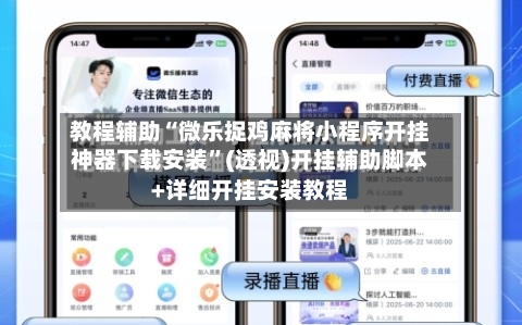 教程辅助“微乐捉鸡麻将小程序开挂神器下载安装	”(透视)开挂辅助脚本+详细开挂安装教程-第2张图片