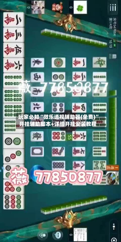 玩家必知“微乐透视辅助器(免费)”开挂辅助脚本+详细开挂安装教程