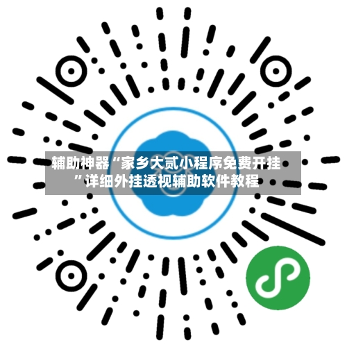 辅助神器“家乡大贰小程序免费开挂”详细外挂透视辅助软件教程-第3张图片