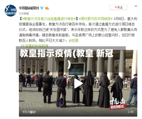 教皇指示疫情(教皇 新冠)-第2张图片