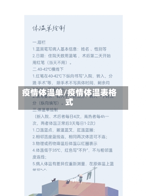 疫情体温单/疫情体温表格式-第1张图片