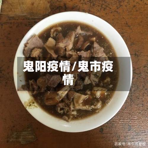 鬼阳疫情/鬼市疫情