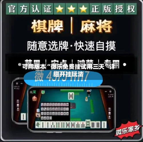 可用版本“微乐免费挂试用三天”详细开挂玩法