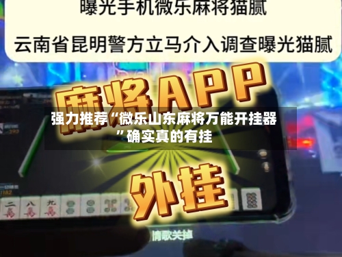 强力推荐“微乐山东麻将万能开挂器”确实真的有挂