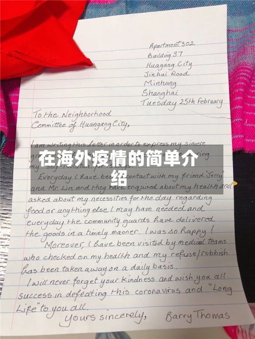 在海外疫情的简单介绍