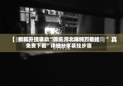 教程开挂辅助“微乐河北麻将万能挂免费下载”详细分享装挂步骤-第1张图片