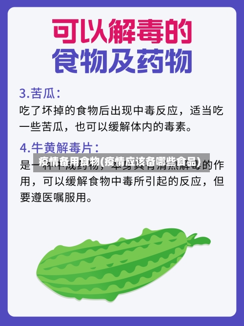 疫情备用食物(疫情应该备哪些食品)