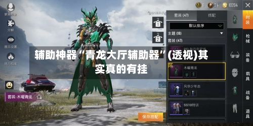 辅助神器“青龙大厅辅助器”(透视)其实真的有挂-第1张图片