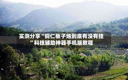 实测分享“铜仁板子炮到底有没有挂”科技辅助神器手机版教程-第1张图片