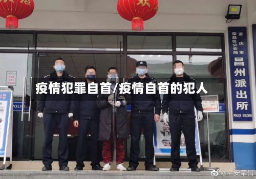 疫情犯罪自首/疫情自首的犯人