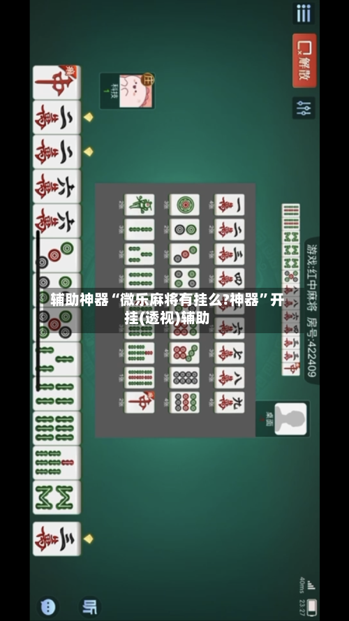 辅助神器“微乐麻将有挂么?神器”开挂(透视)辅助-第2张图片