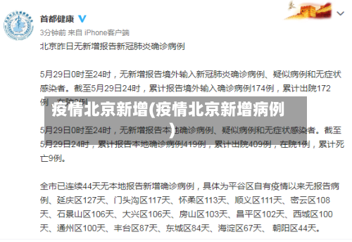 疫情北京新增(疫情北京新增病例)-第2张图片