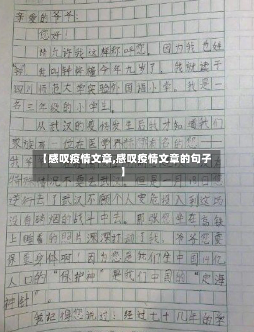 【感叹疫情文章,感叹疫情文章的句子】-第1张图片