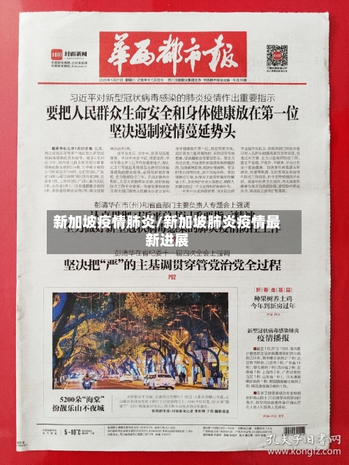 新加坡疫情肺炎/新加坡肺炎疫情最新进展