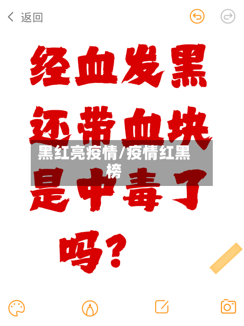 黑红亮疫情/疫情红黑榜