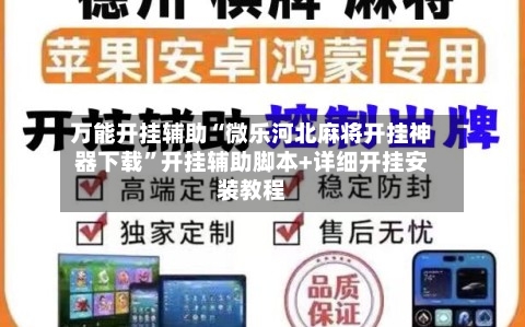万能开挂辅助“微乐河北麻将开挂神器下载”开挂辅助脚本+详细开挂安装教程-第2张图片