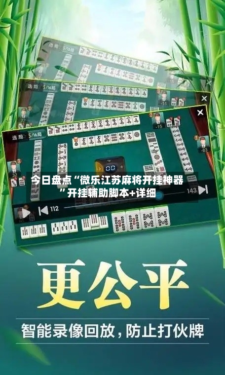今日盘点“微乐江苏麻将开挂神器”开挂辅助脚本+详细-第2张图片