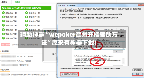 辅助神器“wepoker德州开挂辅助方法”原来有神器下载！-第2张图片