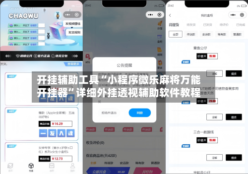 开挂辅助工具“小程序微乐麻将万能开挂器”详细外挂透视辅助软件教程