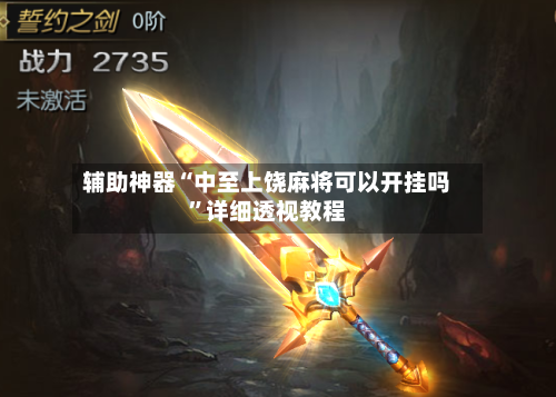 辅助神器“中至上饶麻将可以开挂吗”详细透视教程